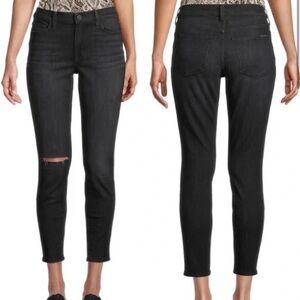 HUDSON JEANS NATALIE MID-RISE SUPER SKINNY ANKLE JEAN